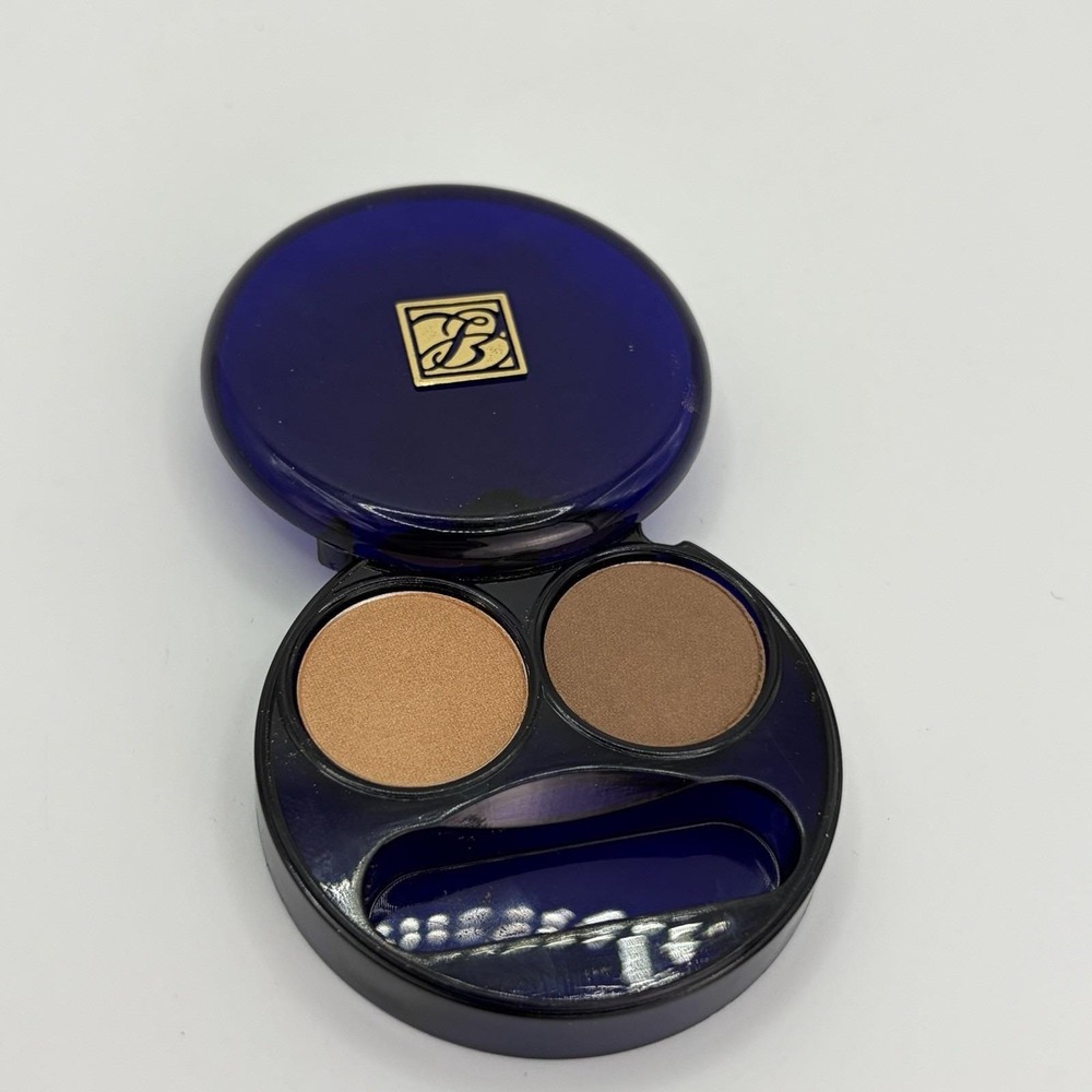 Estee Lauder Vintage Color Intensity Eyeshadow Duo Peach Shimmer Walnut